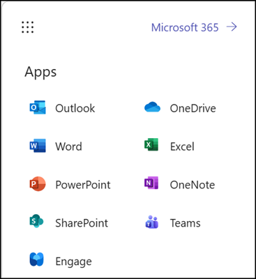 A "compact" app launcher in Teams