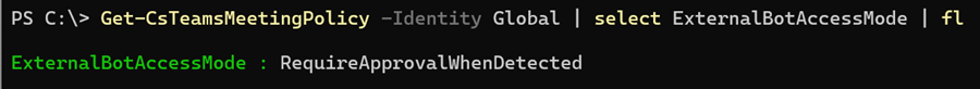 RequireApprovalWhenDetected is the default value