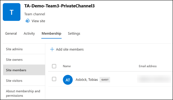 Adding guests to the private channel site via the SharePoint admin center is a recommended workaround