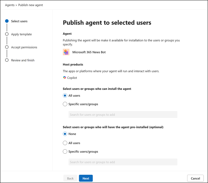 Define availability and preinstallation