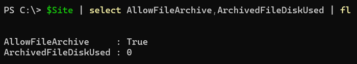 Site-level setting AllowFileArchive is now True by default
