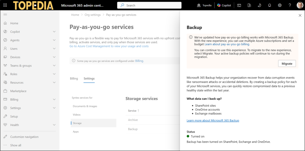 Start the migration to the new billing experience
