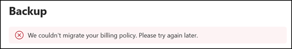 Migration error