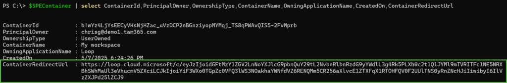 You need the ContainerRedirectUrl 