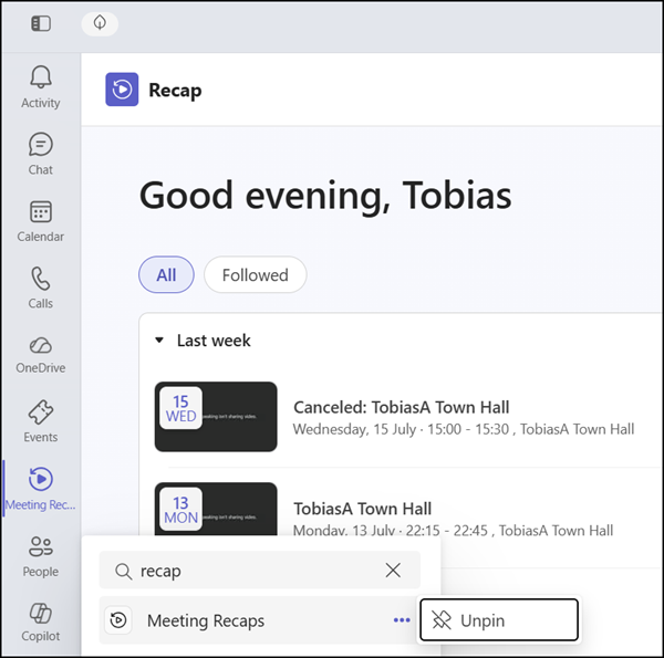New Meeting Recap App
