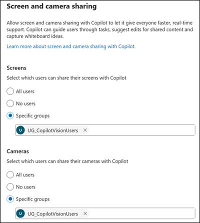New option: Define selected Entra ID groups