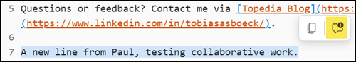 Add a new inline comment