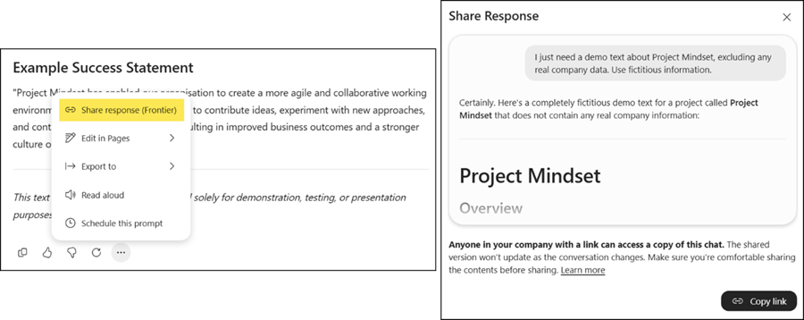 Response Sharing