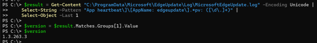 Done with the version requirement