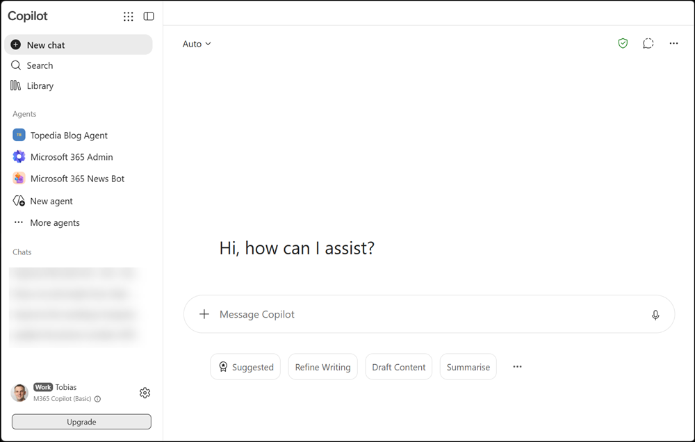 The new Copilot desktop app