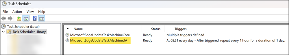 You should run at least the MicrosoftEdgeUpdateTaskMachineUA task, though running both tasks is fine too