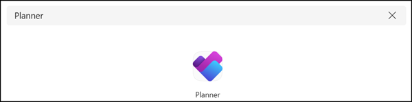Add the Planner app to a Private or Shared channel