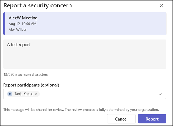 Provide additional security concerns