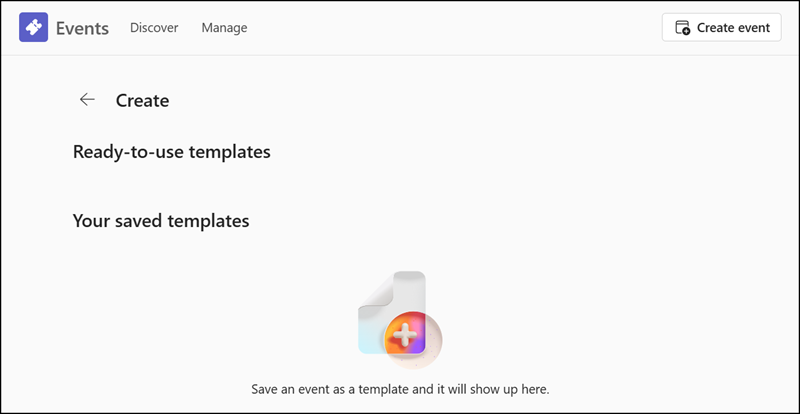 Users cannot create new events