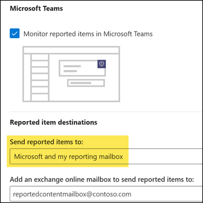 Reports will be sent to Microsoft