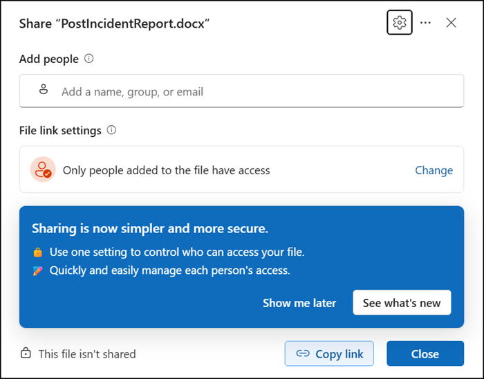 Hero Link in OneDrive and SharePoint