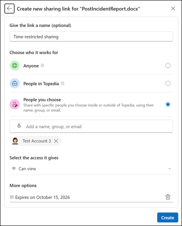 Creating an individual sharing link (this is not a Hero Link)